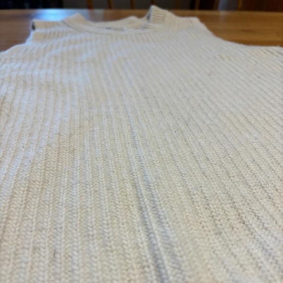 J.Crew Rib Knit Sleeveless Crew Neck Sweater Cotton & Merino Wool Blend - Picture 12 of 13